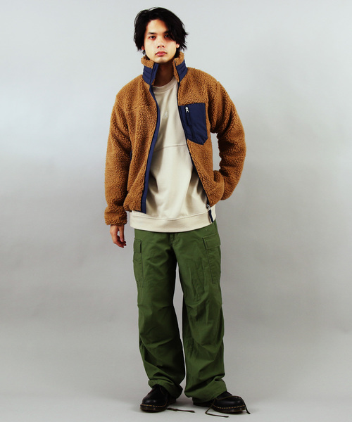 KANGOL(カンゴール)の「【別注】KANGOL×8(eight) コラボロゴビッグトレーナー(スウェット・メンズ・ブラック/ネイビー/グレー/オフホワイト/オリーブ/サンドベージュ/マスタード/スモークピンク/サックスブルー/キャメル・MEDIUM/LARGE)」の18枚目の写真