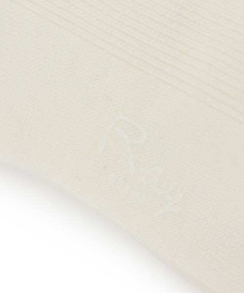 Ray BEAMS（レイビームス）の「Ray BEAMS / 毛混ラインソックス（ソックス/靴下・レディース・オフホワイト/グレー/ネイビー・ONE SIZE）」の19枚目の写真
