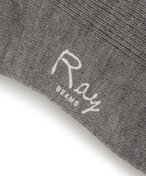 Ray BEAMS（レイビームス）の「Ray BEAMS / 毛混ラインソックス（ソックス/靴下・レディース・オフホワイト/グレー/ネイビー・ONE SIZE）」の10枚目の写真