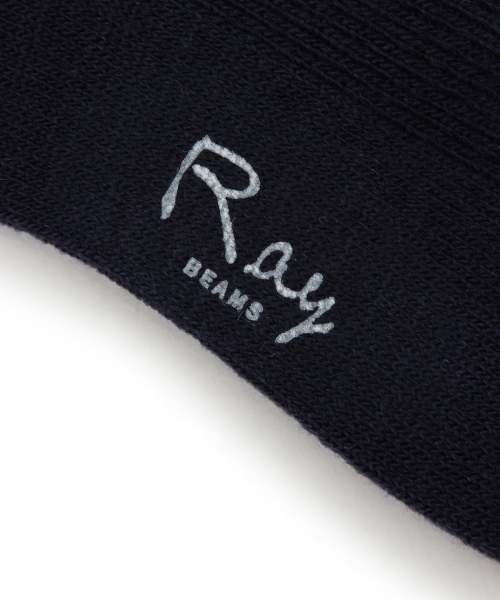 Ray BEAMS（レイビームス）の「Ray BEAMS / 毛混ラインソックス（ソックス/靴下・レディース・オフホワイト/グレー/ネイビー・ONE SIZE）」の13枚目の写真