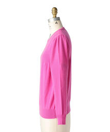 Drawer（ドゥロワー）の「Drawer 14Gカシミヤリブギャザークルーネック