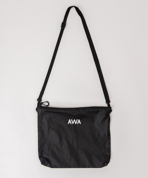 WEGO（ウィゴー）の「∴WEGO/【AWA】コラボサコッシュ（ショルダーバッグ・レディース・ブラック/ホワイト・FREE）」の2枚目の写真