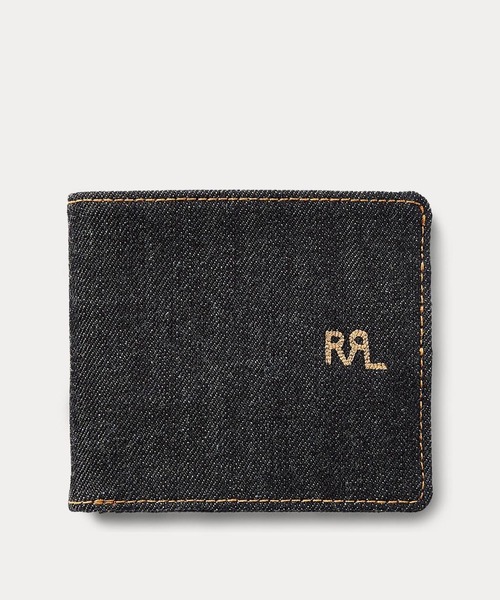 RRL 財布 ダブルアールエル) RRL イタリアンレザー スウェード ヘア カーフ