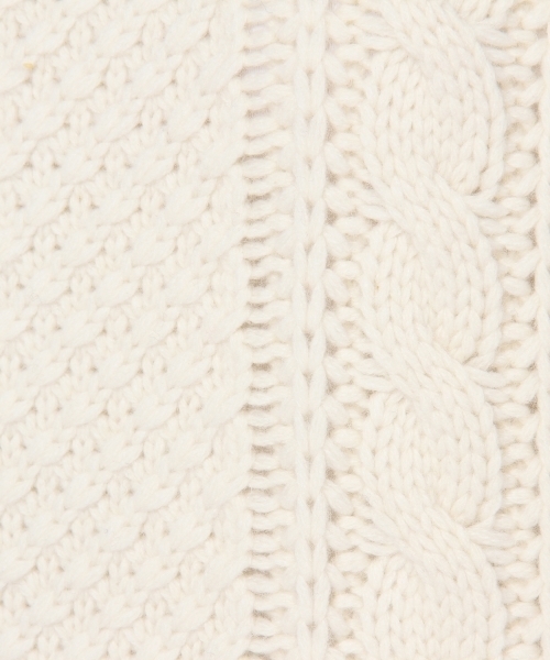 Another Edition（アナザーエディション）の「3ゲージケーブルチュニック/AE 3G CABLE TUNIC（ニット/セーター・レディース・オフホワイト/グレー/ネイビー・ﾌﾘ-）」の14枚目の写真