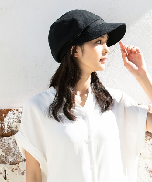 QUEENHEAD（クイーンヘッド）の「フルーフキャスケット（キャスケット・レディース・ブラック/ベージュ/ブラウン/カーキ・X-LARGE/FREE）」の17枚目の写真