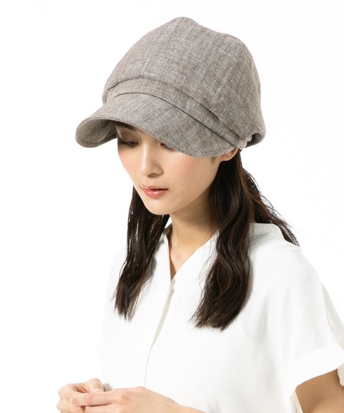 QUEENHEAD（クイーンヘッド）の「フルーフキャスケット（キャスケット・レディース・ブラック/ベージュ/ブラウン/カーキ・X-LARGE/FREE）」の14枚目の写真