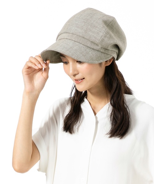 QUEENHEAD（クイーンヘッド）の「フルーフキャスケット（キャスケット・レディース・ブラック/ベージュ/ブラウン/カーキ・X-LARGE/FREE）」の8枚目の写真