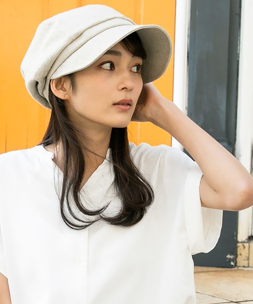 QUEENHEAD（クイーンヘッド）の「フルーフキャスケット（キャスケット・レディース・ブラック/ベージュ/ブラウン/カーキ・X-LARGE/FREE）」の19枚目の写真