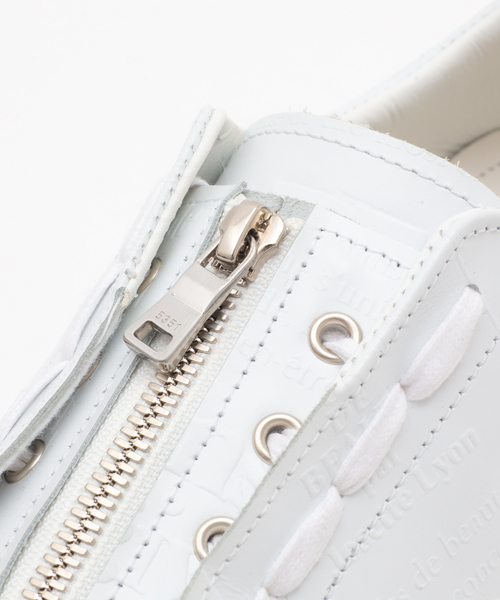 5351 POUR LES HOMMES(ゴーサンゴーイチプールオム)の「【5351×buddy別注】ワードレザースニーカー(スニーカー・メンズ・ホワイト/ブラック・40/42/44/46)」の6枚目の写真