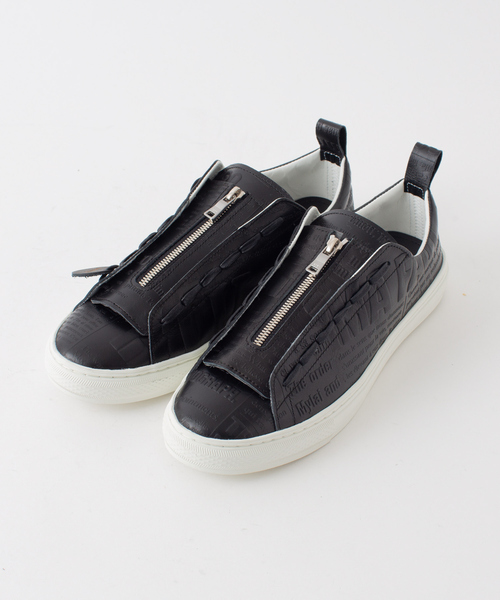 5351 POUR LES HOMMES(ゴーサンゴーイチプールオム)の「【5351×buddy別注】ワードレザースニーカー(スニーカー・メンズ・ホワイト/ブラック・40/42/44/46)」の18枚目の写真