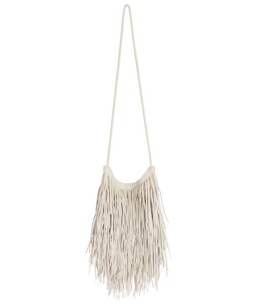 Ungrid(アングリッド)の「フリンジショルダーBAG(ショルダーバッグ・レディース・ブラウン/アイボリー・FREE)」の6枚目の写真