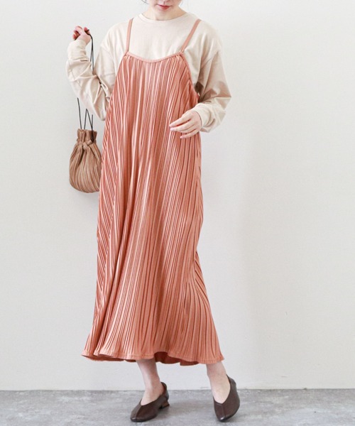 Archives アルシーヴ の プリーツキャミワンピース ワンピース Wear