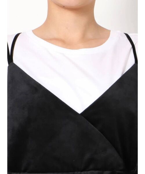 dazzlin（ダズリン）の「裾フレアキャミワンピース（ワンピース・レディース・グレー/ブラック/ピンク・FREE）」の20枚目の写真