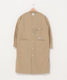 and wander | and wander/アンドワンダー　CORDURA typewrighter long shirt　コーデュラ　タイプライター　ロングシャツ(ワンピース)
