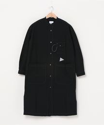 and wander | and wander/アンドワンダー　CORDURA typewrighter long shirt　コーデュラ　タイプライター　ロングシャツ(ワンピース)
