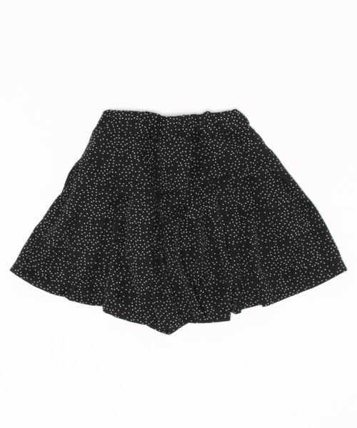 Wonder apartment（ワンダーアパートメント）の「[90-150]シフォンドットキュロット（スカート・キッズ・ホワイト/ブラック・110cm/120cm/100cm/90cm）」の3枚目の写真