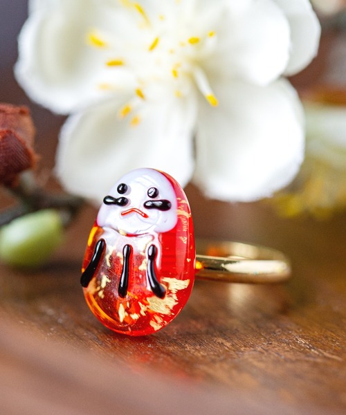 カヤ(カヤ)の「【カヤ】ガラス守りリング(リング・レディース・その他6/その他7/その他8/その他9/その他10/その他1/その他2/その他3/その他4/その他5・FREE)」の6枚目の写真