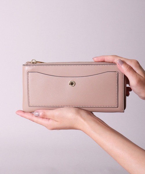 Legato Largo うすいサイフ フェイクレザー 長財布 ロング ウォレット Lj P0112 El 財布 Legato Largo レガートラルゴ のファッション通販 Zozotown