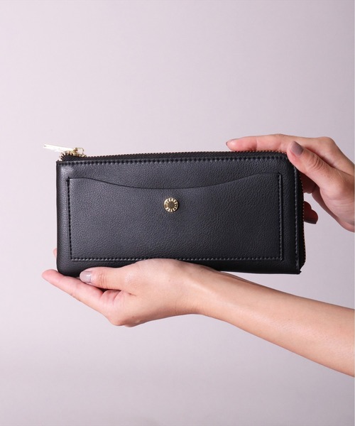 Legato Largo うすいサイフ フェイクレザー 長財布 ロング ウォレット Lj P0112 El 財布 Legato Largo レガートラルゴ のファッション通販 Zozotown