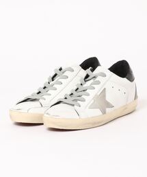 GOLDEN GOOSE | GOLDEN GOOSE Super-Star sneakers white leather-black heel tab(スニーカー)