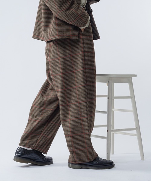 kutir(クティール)の「ウールライクバルーンタックパンツ セットアップ(その他パンツ・メンズ・ブラック/ダークブラウン/ベージュ/グリーン・SMALL/MEDIUM/LARGE)」の17枚目の写真