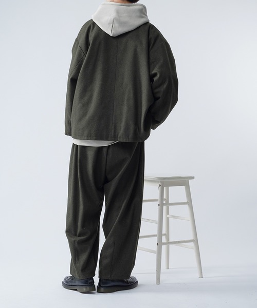 kutir(クティール)の「ウールライクバルーンタックパンツ セットアップ(その他パンツ・メンズ・ブラック/ダークブラウン/ベージュ/グリーン・SMALL/MEDIUM/LARGE)」の18枚目の写真