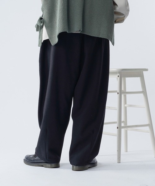 kutir(クティール)の「ウールライクバルーンタックパンツ セットアップ(その他パンツ・メンズ・ブラック/ダークブラウン/ベージュ/グリーン・SMALL/MEDIUM/LARGE)」の13枚目の写真