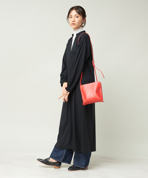 collex(コレックス)の「ウール天竺ロングワンピース(ワンピース・レディース・ブラック/ブラウン/グレー・フリー)」の16枚目の写真