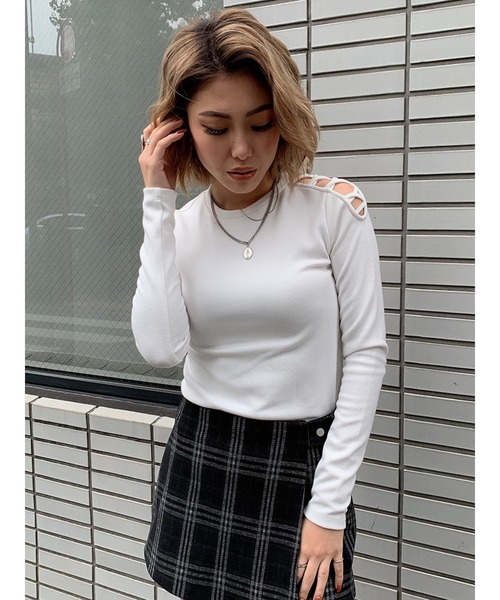 セール クロス肩開きtop Tシャツ カットソー Egoist エゴイスト のファッション通販 Zozotown