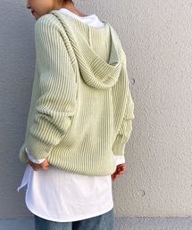 PICCIN | シンプルフードニット(ニット/セーター)