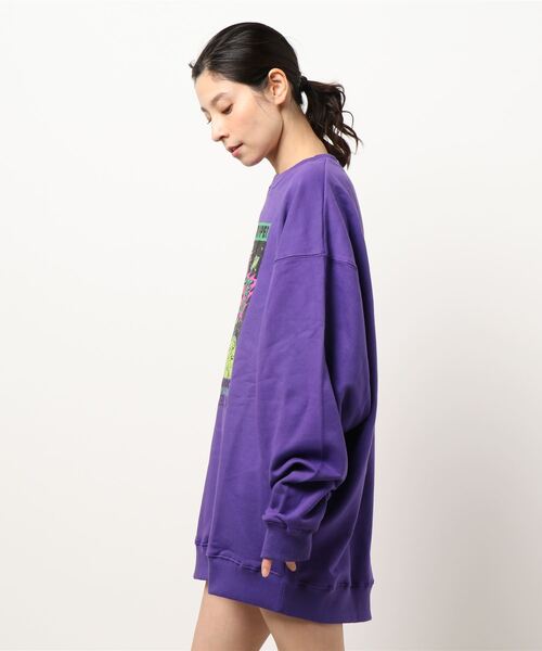 Candy Stripper（キャンディストリッパー）の「CANDY SPACE WARS SWEAT OP（ワンピース・レディース・パープル/オフホワイト/ブラック・2）」の9枚目の写真