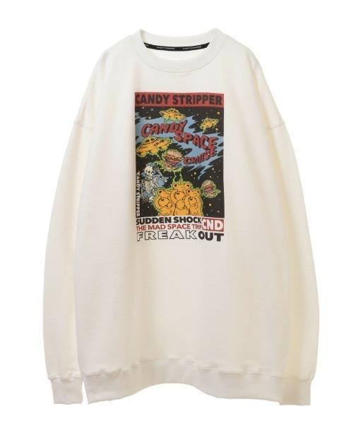 ワンピース Candy Stripper FLARE SWITCHED SHIRT OP Candy Stripper FLARE SWITCHED SHIRTワンピース