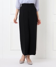 UNTITLED | 【洗える】ステラWジョーゼットワイドパンツ(その他パンツ)