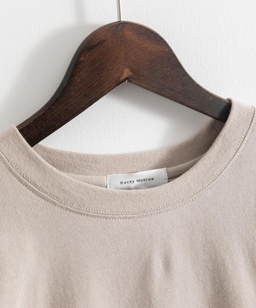 Rocky Monroe（ロッキーモンロー）の「オーバーサイズ グラフィックフォトプリント ロンT（Tシャツ/カットソー・メンズ・パープル系その他2/ベージュ系その他/グリーン系その他/パープル系その他/オフホワイト/パープル/グレイッシュベージュ/ブルー系その他2/グレー系その他/サックスブルー/グリーン/ホワイト系その他/ベージュ系その他2/グリーン系その他2/ホワイト系その他2/ブラック系その他2/ブルー系その他/ブラック・M/S/L）」の20枚目の写真