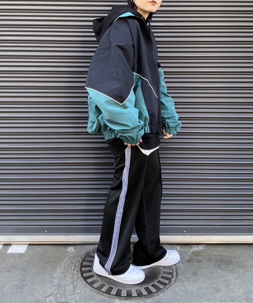 PBLIM(ページボーイリム)の「【WEB限定アイテム】【PAGEBOYLIM】ジャージラインパンツ(スラックス・レディース・ブラック/ブラウン・MEDIUM/LARGE)」の16枚目の写真