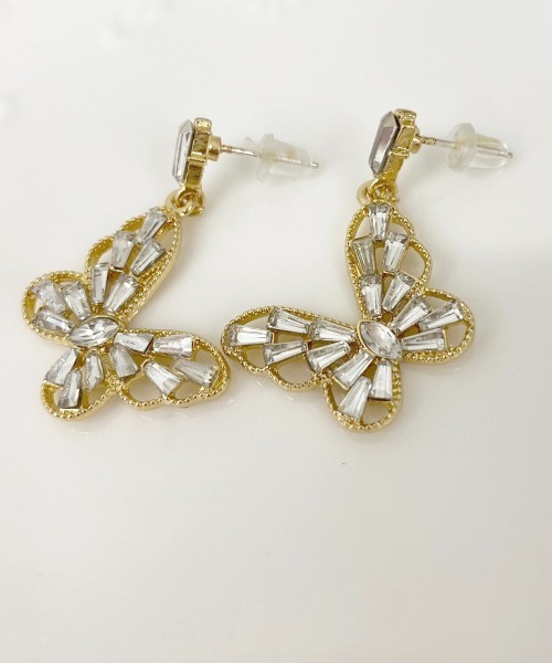 apres jour（アプレジュール）の「【apres jour×ARIAZ】アソート蝶々ピアス（ピアス（両耳用）・レディース・ゴールド/ナチュラル/アイボリー・FREE）」の9枚目の写真