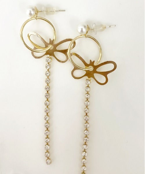 apres jour（アプレジュール）の「【apres jour×ARIAZ】アソート蝶々ピアス（ピアス（両耳用）・レディース・ゴールド/ナチュラル/アイボリー・FREE）」の11枚目の写真