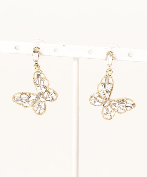 apres jour（アプレジュール）の「【apres jour×ARIAZ】アソート蝶々ピアス（ピアス（両耳用）・レディース・ゴールド/ナチュラル/アイボリー・FREE）」の5枚目の写真