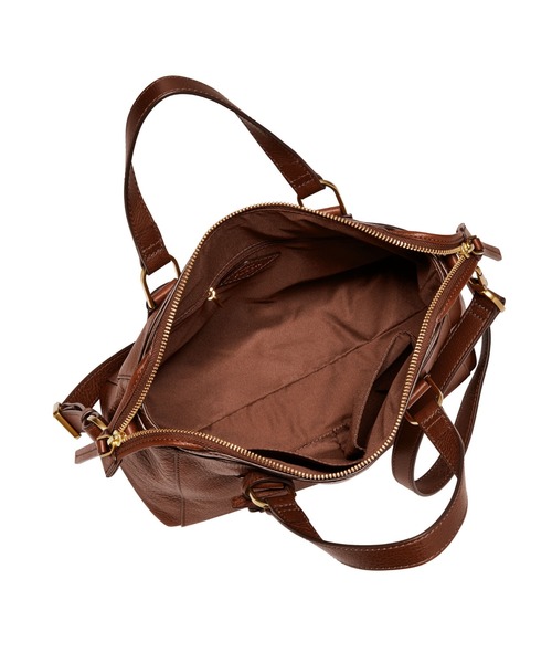 FOSSIL（フォッシル）の「JACQUELINE SATCHEL　ZB1501（ハンドバッグ・レディース・グレー系その他/ブラウン/ブラック・FREE）」の12枚目の写真