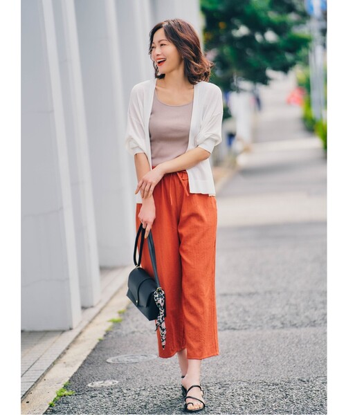 SHOO・LA・RUE（シューラルー）の「◆スクエアネックリブタンクトップ（タンクトップ・レディース・アイボリー/ベージュ/ブラック/ライトブルー/アイボリー系8/ベージュ系8・02/03/04/01）」の17枚目の写真