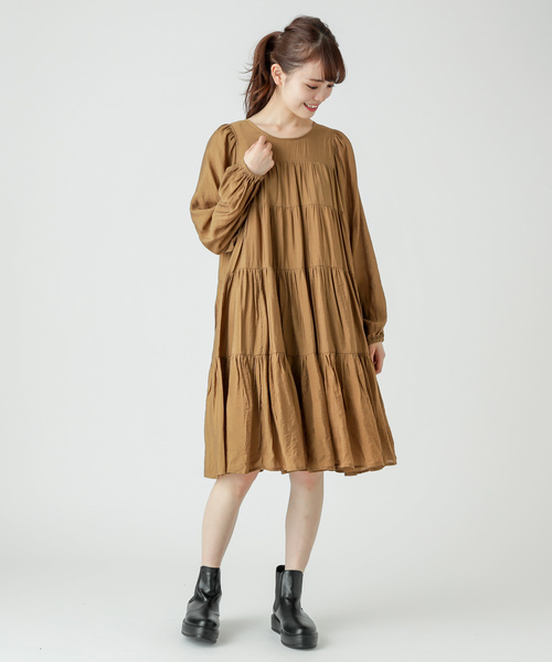 セール ブランド古着 長袖ワンピース ワンピース Mystic ミスティック のファッション通販 Zozoused