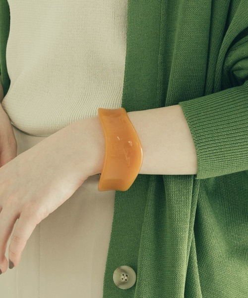 SMELLY（スメリー）の「ジュシウェーブバングル（バングル/リストバンド・レディース・ライトブラウン・-）」の6枚目の写真