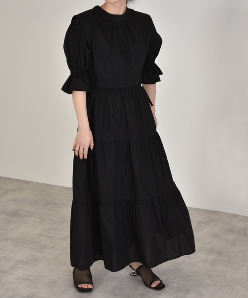 ベストset半袖ティアードワンピース Tシャツ カットソー W トップス W Closet ダブルクローゼット のファッション