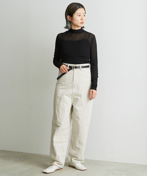 note et silence （ノートエシロンス）の「プエブロ　リングベルト（ベルト・レディース・ブラウン/ブラック・FREE）」の6枚目の写真