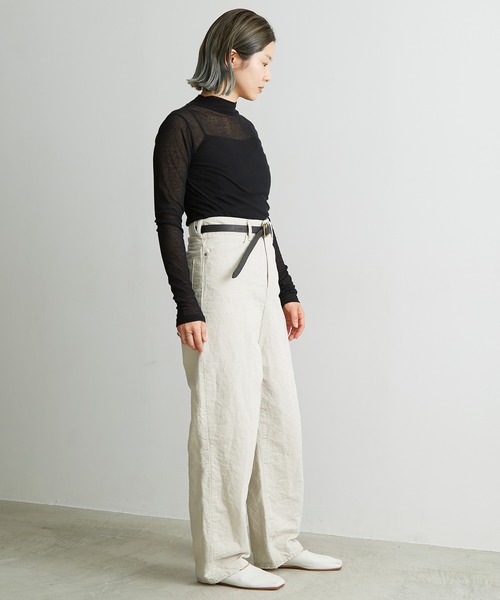 note et silence （ノートエシロンス）の「プエブロ　リングベルト（ベルト・レディース・ブラウン/ブラック・FREE）」の7枚目の写真