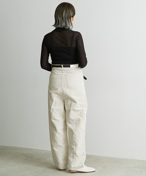 note et silence （ノートエシロンス）の「プエブロ　リングベルト（ベルト・レディース・ブラウン/ブラック・FREE）」の8枚目の写真