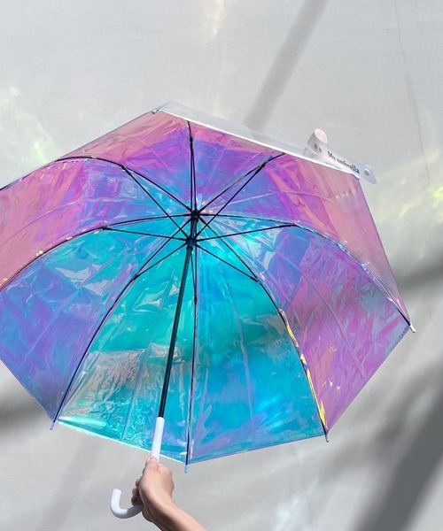 LAVEANGE（ラビアンジェ）の「オーロラ ベルドームアンブレラ（長傘・レディース・シルバー系その他・FREE）」の4枚目の写真