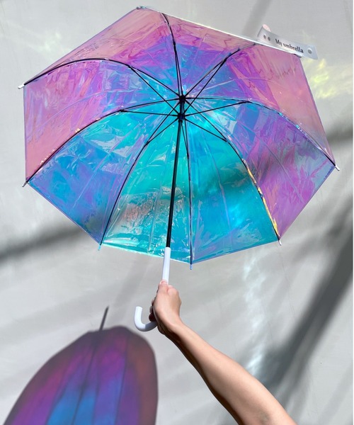 LAVEANGE（ラビアンジェ）の「オーロラ ベルドームアンブレラ（長傘・レディース・シルバー系その他・FREE）」の3枚目の写真