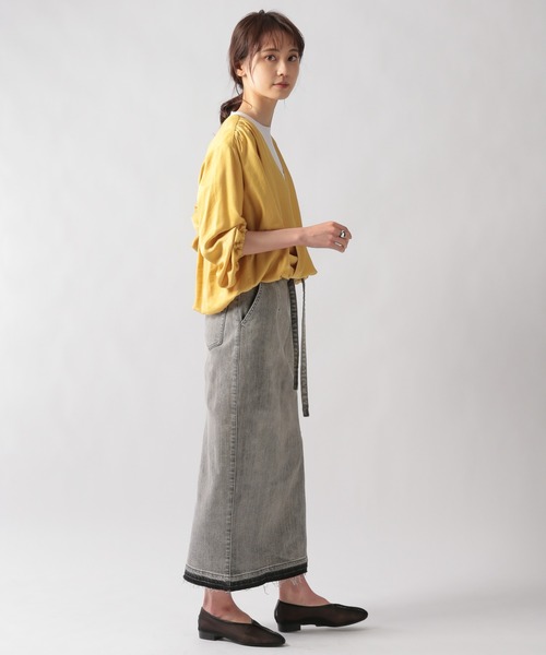 Ezick（エジック）の「カイハラデニムタイトスカート（デニムスカート