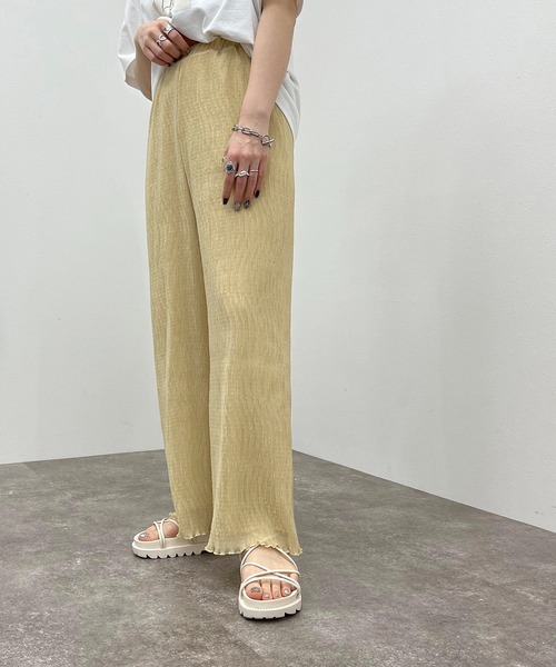 apres jour mignon（アプレジュールミニョン）の「アソートイージーパンツ 【ZOZOTOWN限定アイテム】（その他パンツ・レディース・マスタード/その他/ブルー系その他/ブラック系その他/ブラック/ブラウン系その他/ライトブラウン・X-LARGE/SMALL/MEDIUM）」の6枚目の写真